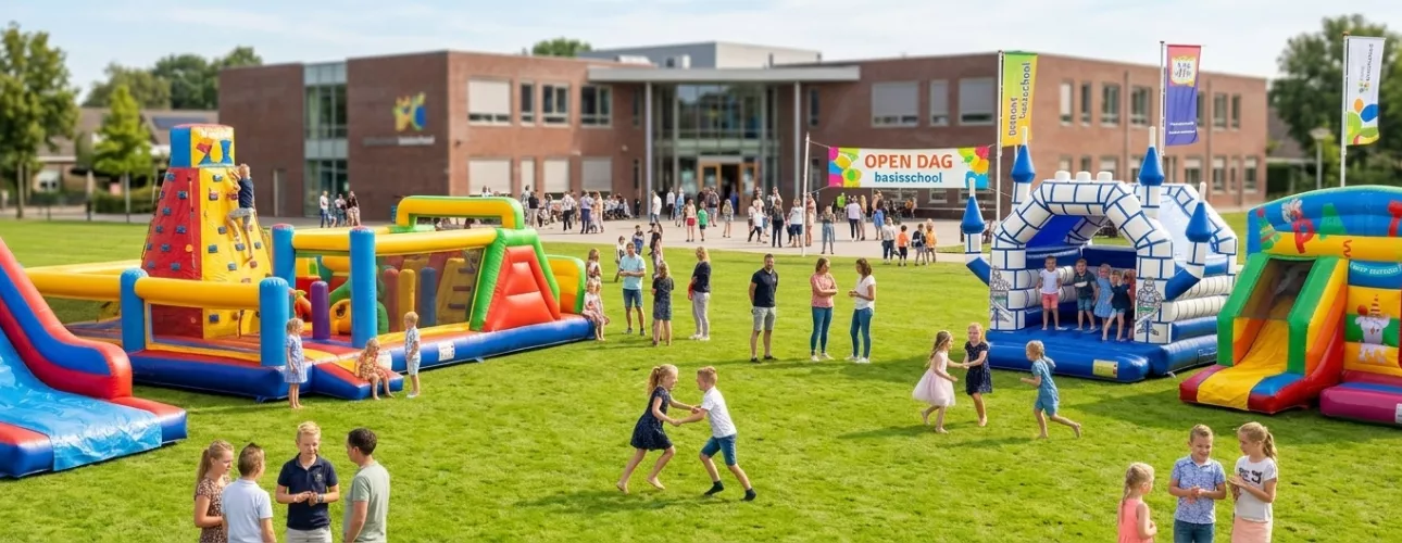 Open dag organiseren met Springkussenverhuur Rotterdam