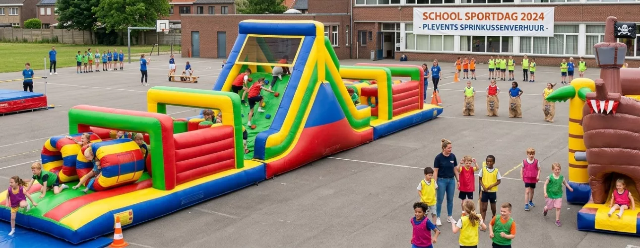 Sportdag organiseren met Springkussenverhuur Rotterdam