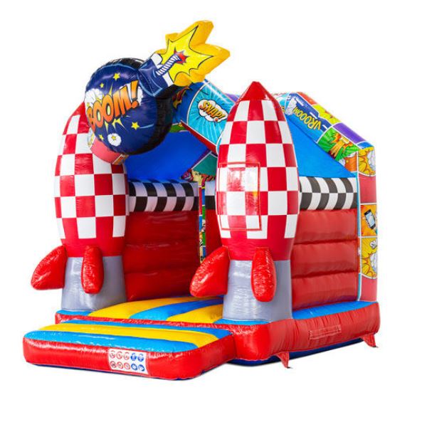 Springkussen Midi Comic Rocket Springkussen Midi Comic Rocket